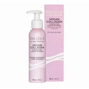 Pacifica Vegan Collagen Hydrating Leave-In Hair Mask Treatment For Dry Hair 4 oz